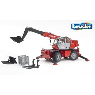 Manitou Mrt 2150 con Braccio Meccanico e Accessori di Bruder