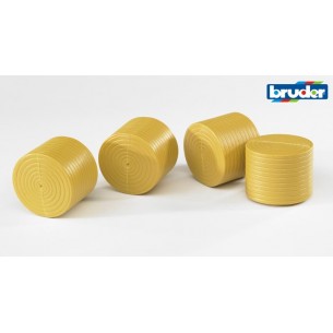 4 Balle Fieno per 02121 di Bruder