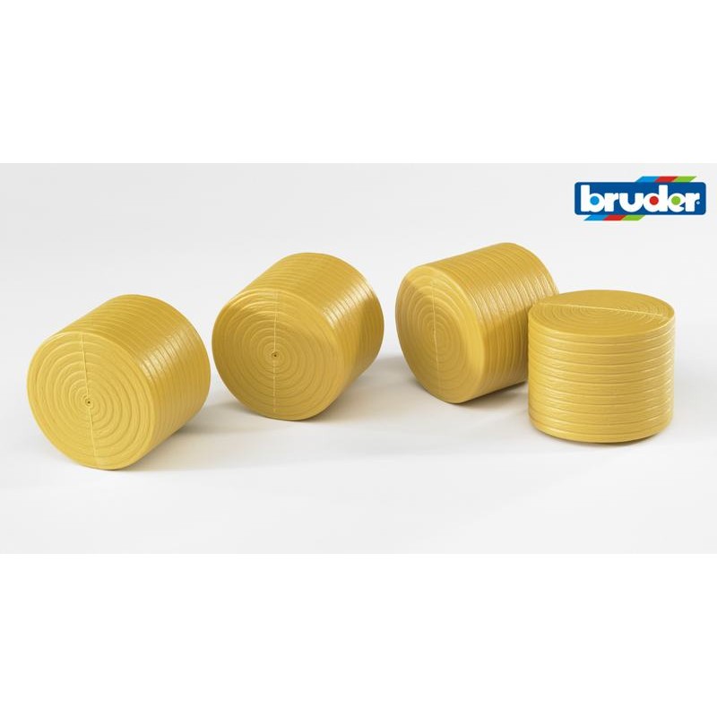4 Balle Fieno per 02121 di Bruder