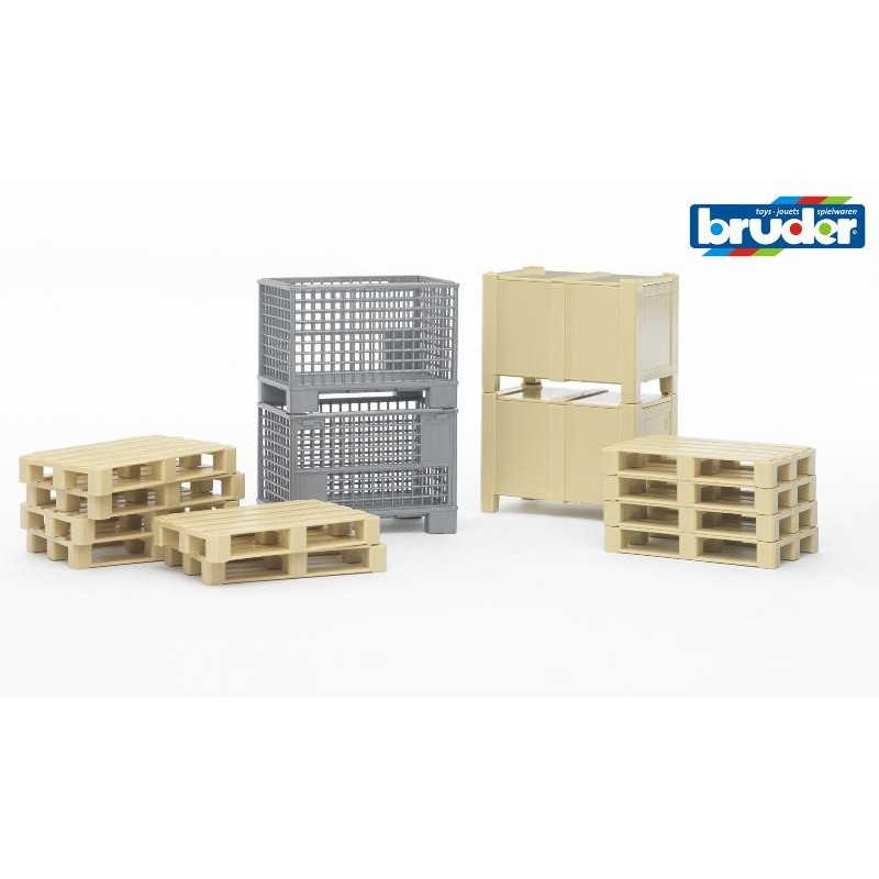 Transpallet Manuale con Accessori di Bruder