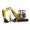 Cat Mini Scavatore con Figura di Bruder