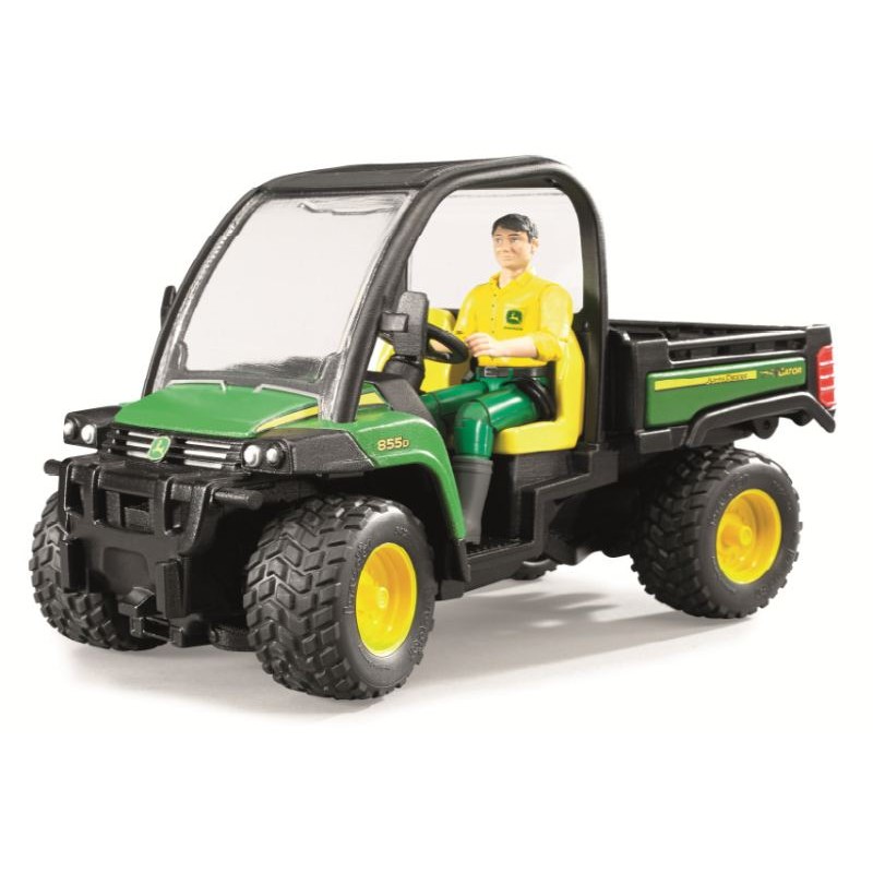John Deere Gator 855d con Figura di Bruder