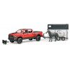 Ram 2500 Power Wagon con Rimorchio e 1 Cavallo di Bruder
