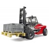 Linde Ht160 Muletto con Pallet e 3 Ceste di Bruder