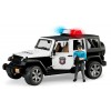 Jeep Wrangler Unlimited Rubicon Polizia con Poliziotto di Bruder