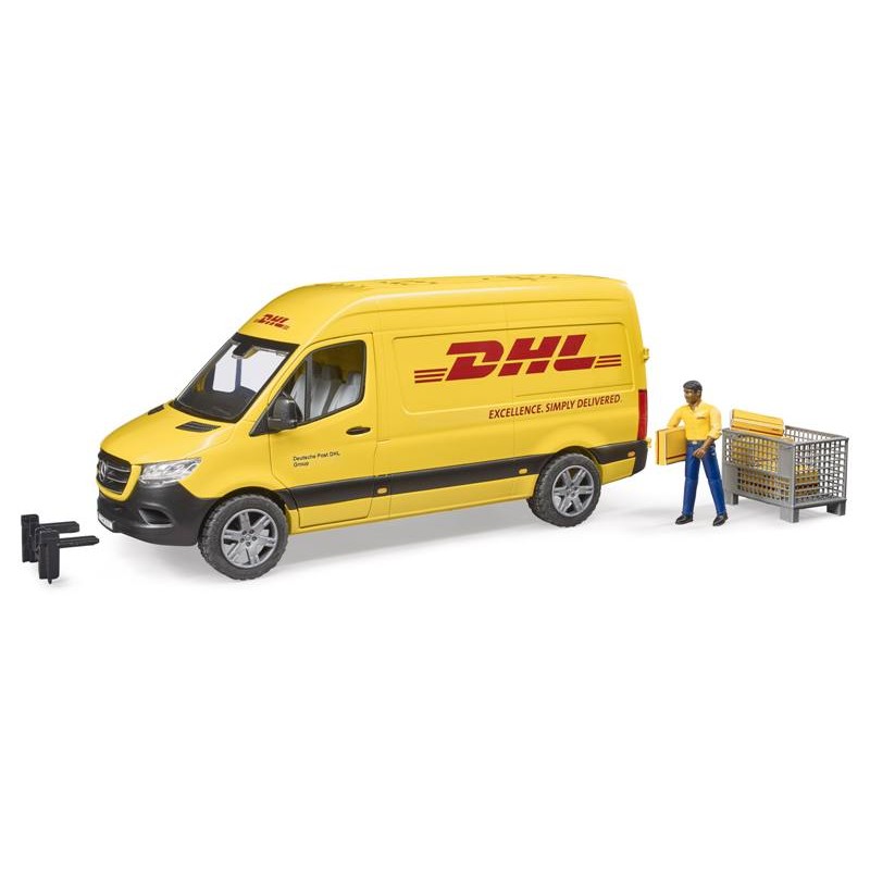 Mb Sprinter Dhl con Personaggio di Bruder