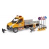 Mb Sprinter Lavori Stradali con Personaggio e Accessori di Bruder