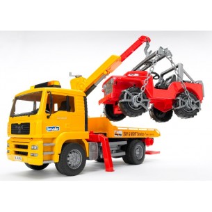 Man Tga Camion Trasporto Jeep di Bruder