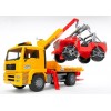 Man Tga Camion Trasporto Jeep di Bruder