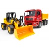 Man Tga Camion con Pala Meccanica Fr 130 di Bruder