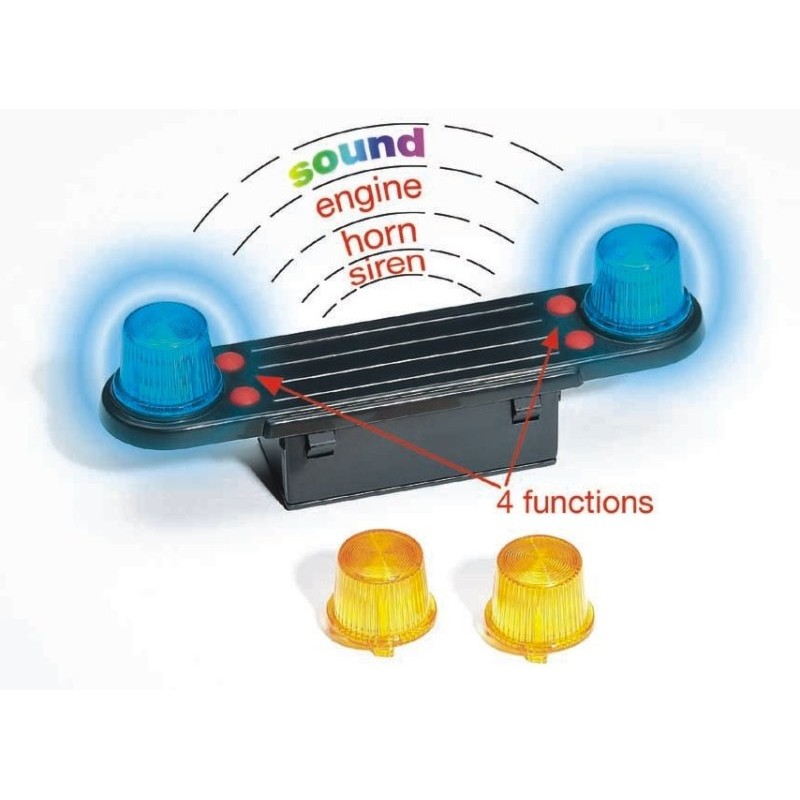 Modulo di Segnalazione con Luci e Suono per Camion di Bruder