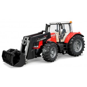 Trattore Massey Ferguson 7600 con Benna di Bruder