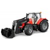 Trattore Massey Ferguson 7600 con Benna di Bruder