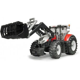 Trattore Steyr 6300 Terrus Cvt con Benna di Bruder