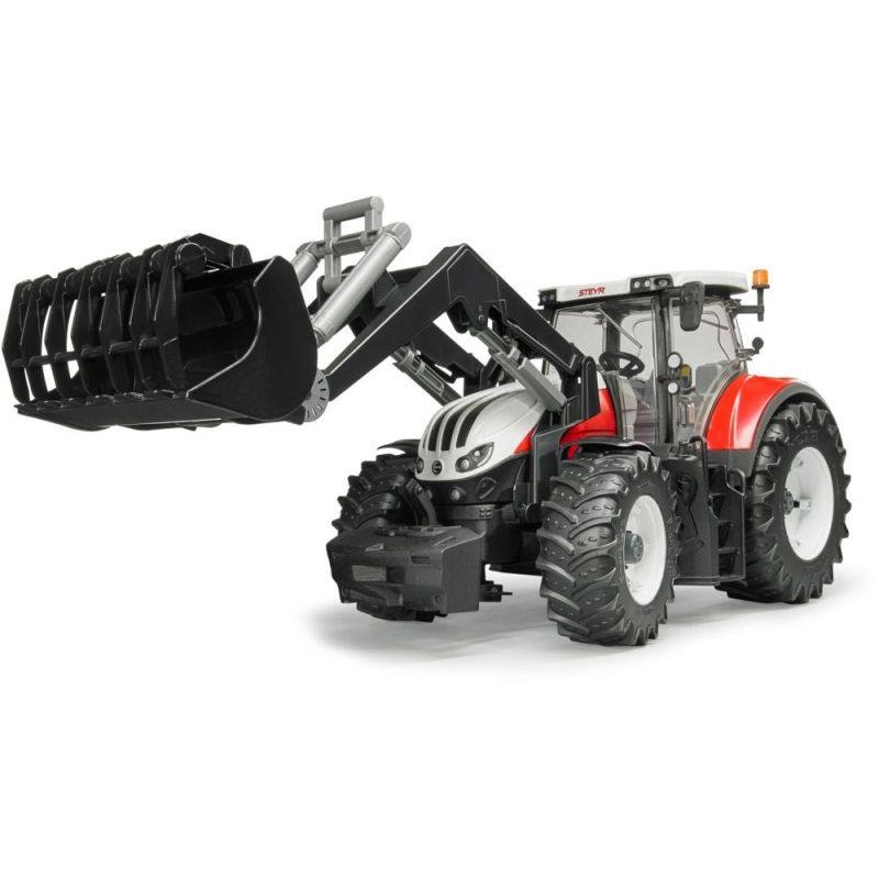 Trattore Steyr 6300 Terrus Cvt con Benna di Bruder