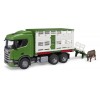 Scania Super 560r Camion Trasporto Bestiame con Un Bovino di Bruder