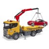 Scania Super 560r Trasporto Bruder Roadster con Luci e Suono