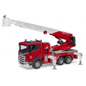 Scania Super 560r Autopompa Pompieri con Luci e Suono di Bruder