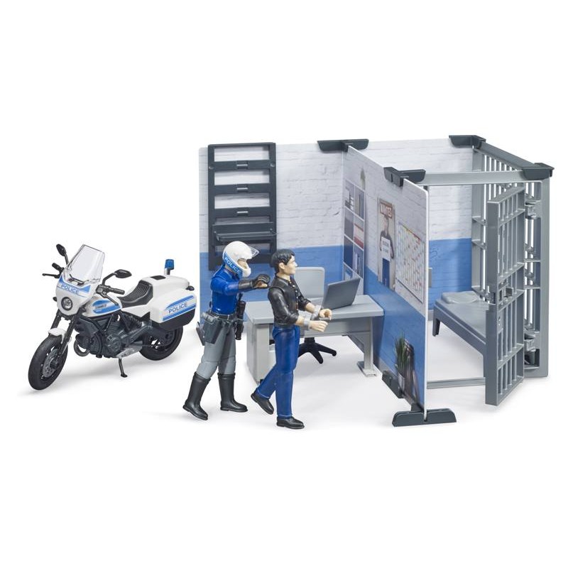 Stazione Polizia con Motocicletta di Bruder