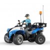 Quad Polizia con Poliziotta e Accessori di Bruder