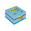 Cubo da 450 Foglietti Post-It Colori Azzurri 76x76 di 3m