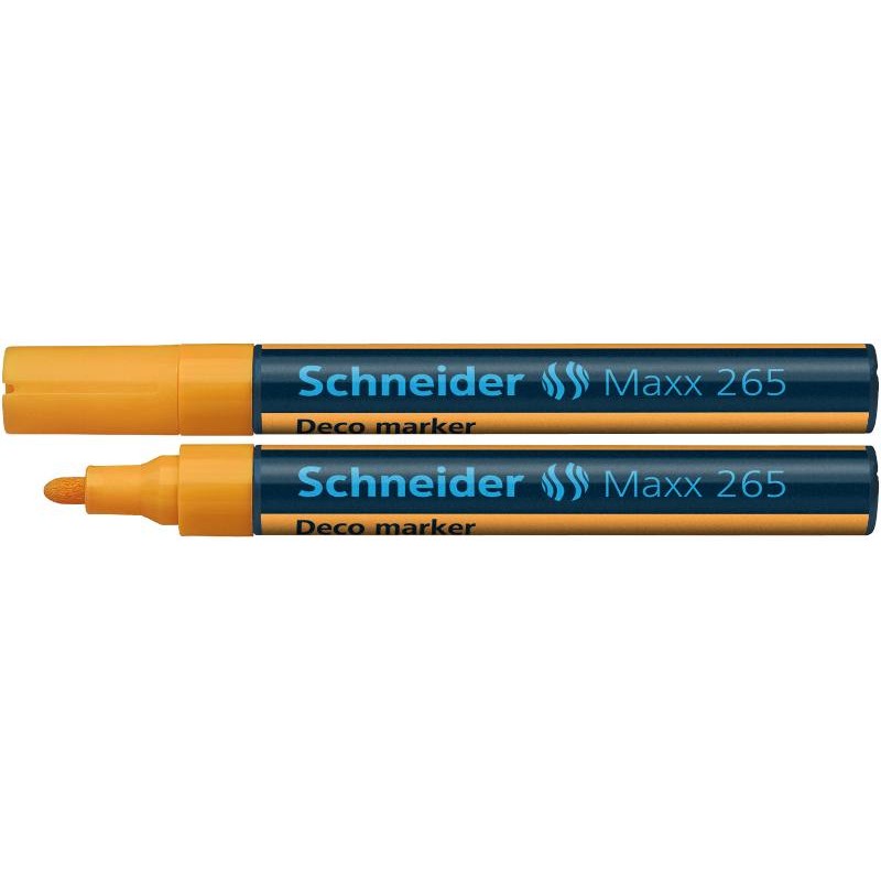 Marcatore a Gesso Liquido Schneider Colore Arancio - Tratto 2-3mm di Caimi