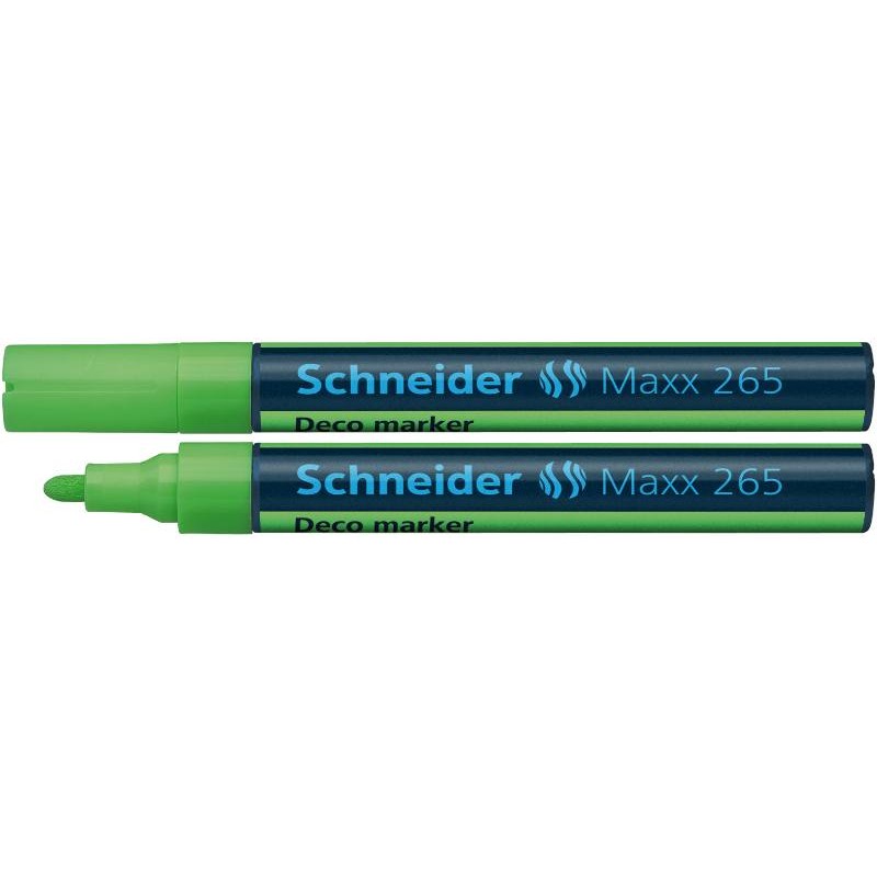 Marcatore a Gesso Liquido Schneider Colore Verde - Tratto 2-3mm di Caimi