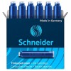 Scatola 6 Cartucce Blu per Penne Schneider - Espositore da 50 Pezzi di Caimi