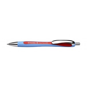 Penna a Sfera Schneider Slider Rave Xb Rosso - Confezione da 5 Pezzi di Caimi