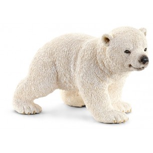 Cucciolo di Orso Polare Che Cammina (Wild Life - Price Green) di Schleich Wild Life