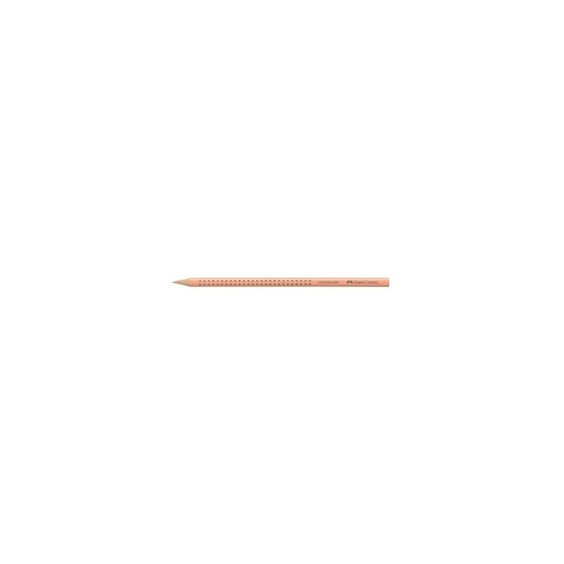 Matita Colorata con Grip a Sezione Triangolare Acquerellabile Color Rosa Carne - Scatola da 12 Pezzi di Faber-Castell