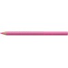 Evidenziatore a Matita Textliner Dry 1148 Grip Jumbo Rosa - Confezione da 12 Pezzi di Faber-Castell