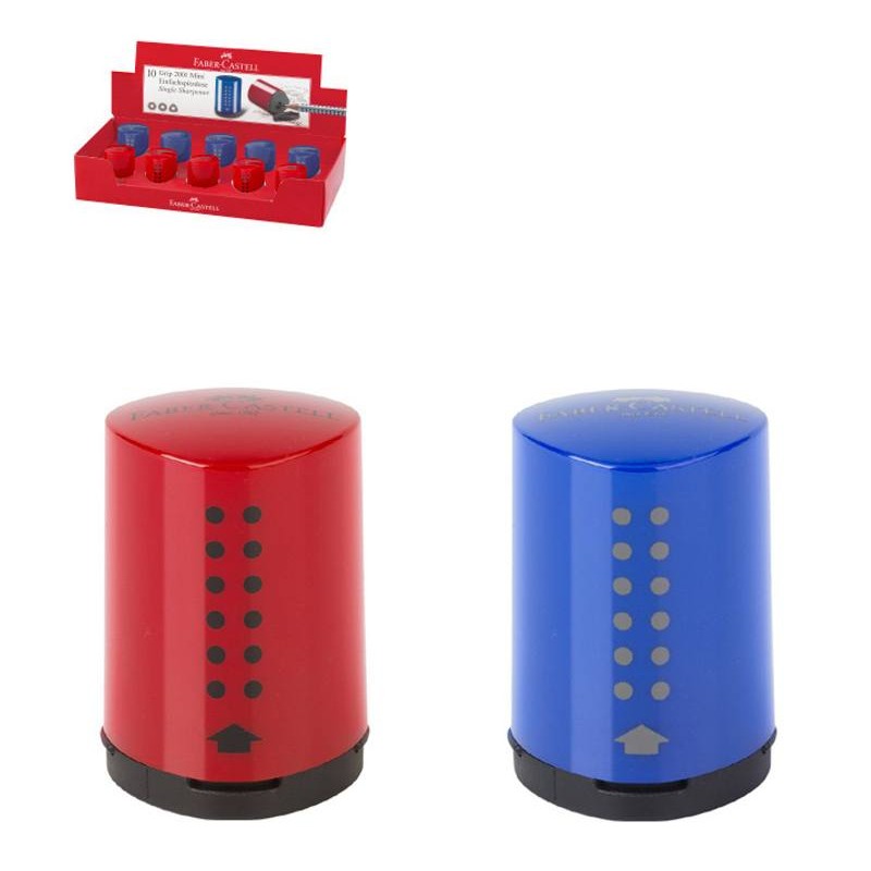 Temp.Grip 2001 1foro Blu/Rosso Mini di Faber-Castell
