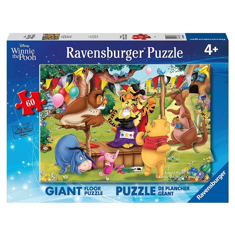 Puzzle Maxi 60 Winnie The Pooh 60 Pz di Ravensburger Puzzle 60 Pz Giant