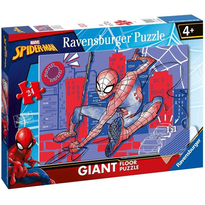 Puzzle Maxi 24 Spiderman 24 Pz di Ravensburger Puzzle 24 Pz Giant