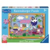 Puzzle Maxi 24 Peppa Pig Club House 24 Pz di Ravensburger Puzzle 24 Pz Giant