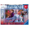 Puzzle 2x24 Frozen 2 2 X 24 Pz di Ravensburger Puzzle 2x24 Pz