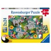Puzzle 2x24 Pz Koala e Bradipi di Ravensburger Puzzle 2x24 Pz