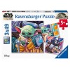 Puzzle 3x49 Pz The Mandalorian Baby Yoda di Ravensburger