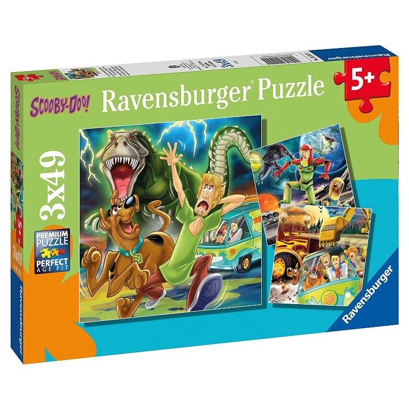 Puzzle 3x49 Pz Scooby Doo di Ravensburger Puzzle 3x49 Pz