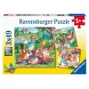 Puzzle 3x49 Pz Piccole Principessine di Ravensburger
