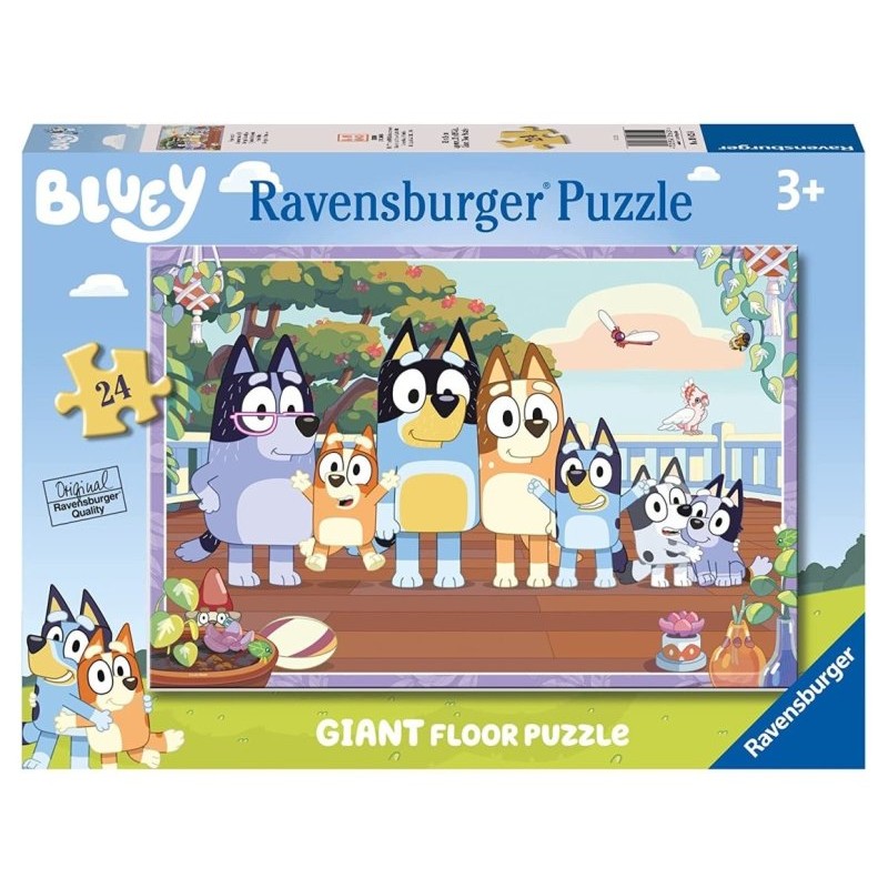 Puzzle Maxi 24 Bluey 24 Pz di Ravensburger Puzzle 24 Pz Giant