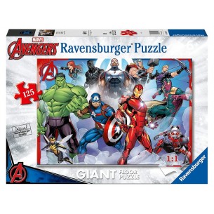 Puzzle Maxi 125 Avengers 125 Pz di Ravensburger Puzzle 125 Pz Giant
