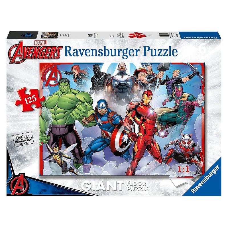 Puzzle Maxi 125 Avengers 125 Pz di Ravensburger Puzzle 125 Pz Giant