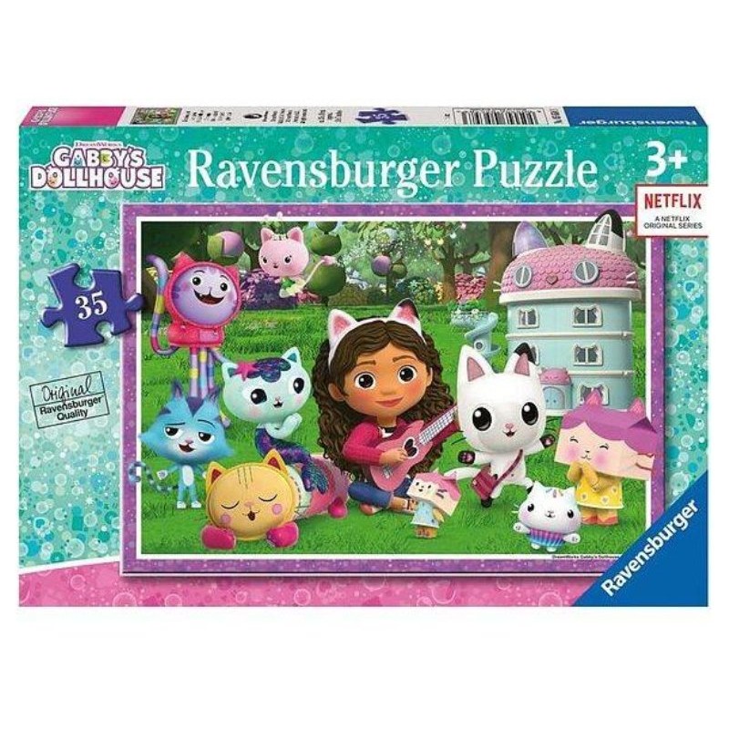 Puzzle 35 Gabby'S Dollhouse 35 Pz di Ravensburger Puzzle 0-60 Kids