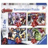 Puzzle 4in1 Avengers a 4 in a Box di Ravensburger Puzzle 4 In 1