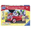 Puzzle 2x12 Topolino,Minnie & Co. 2 X 12 Pz di Ravensburger Puzzle 2x12 Pz