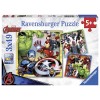 Puzzle 3x49 Avengers 3 X 49 Pz di Ravensburger Puzzle 3x49 Pz