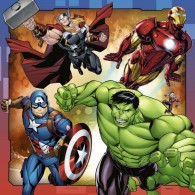 Puzzle 3x49 Avengers 3 X 49 Pz di Ravensburger Puzzle 3x49 Pz