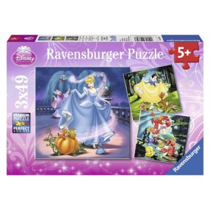 Puzzle 3x49 Pz Principesse Disney A di Ravensburger Puzzle 3x49 Pz